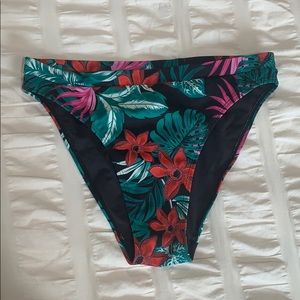 H&M printed pattern, high waisted bikini bottom